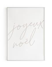 Digital White Joyeux Noel