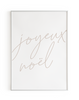 Digital White Joyeux Noel
