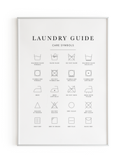 LAUNDRY GUIDE PRINT