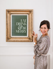 Digital Green Eat Drink & Be Merry