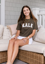 OLIVE KALE TEE